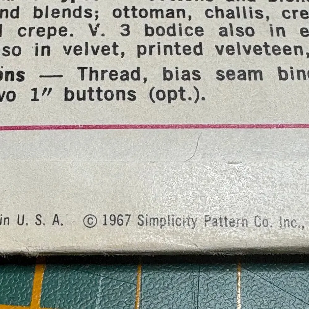 Vtg 1967 Simplicity 7300 Mod Dress Jumper Sewing Pattern Size 12 Bust 32 FF